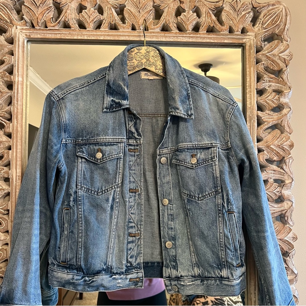 Madewell Distressed Denim jacket